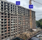 Ход строительства дома 3 в ЖК Zenith -
