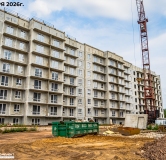 Ход строительства дома 4 в ЖК Родные росы -