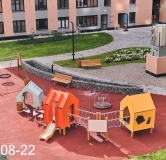 Ход строительства дома 12.6 в ЖК First -