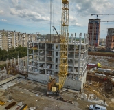 Ход строительства дома 2.1 в ЖК Клевер -