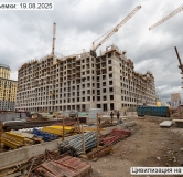 Ход строительства дома 9, корпус 2 в ЖК Цивилизация на Неве -