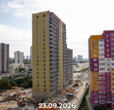 Ход строительства дома 12 (72.214) в ЖК Прео -