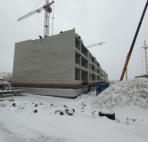 Ход строительства дома 5 в ЖК Уют-Парк -