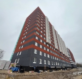 Ход строительства дома № 1 в ЖК Сормовский Дуэт -