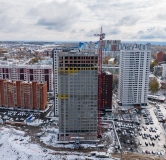 Ход строительства дома 4 в ЖК Астон. Геометрия -