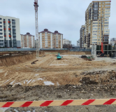 Ход строительства дома 1.1 в ЖК На Высоком берегу -
