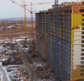 Ход строительства дома 1 в ЖК Аллея Парк -