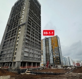 Ход строительства дома 69-1-1 в ЖК Новое Побережье -