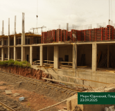 Ход строительства дома № 1.4 в ЖК Плодово-Ягодный -