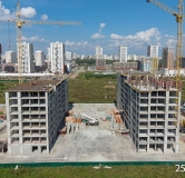 Ход строительства дома 34 (ГП-2) в ЖК Скандиа. Квартал у Леса -