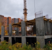 Ход строительства дома 4 в ЖК Бирюзова Парк -
