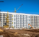 Ход строительства дома 1.2 в ЖК Родные росы -