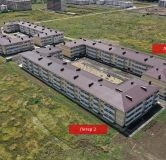 Ход строительства дома Литер 1 в ЖК Россинский -