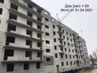 Ход строительства дома № 3 в ЖК Корабли - фото 21, Апрель 2021