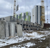 Ход строительства дома 5.7 в ЖК ЭКО-квартал на Кедровой -