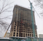 Ход строительства дома 1 в ЖК Расцветай на Кропоткина -