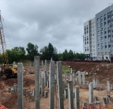 Ход строительства дома 5 в ЖК Династия -
