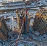 Ход строительства дома № 1, 1 этап в ЖК Калина Долина -