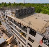 Ход строительства дома 2 этап, Корпус D в ЖК Квартал Заречье -