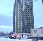 Ход строительства дома блок А в ЖК Матур-НК -