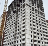 Ход строительства дома № 34ж, 4 этап в ЖК Волна-1 -