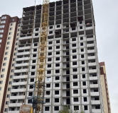 Ход строительства дома № 34ж, 4 этап в ЖК Волна-1 -