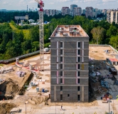 Ход строительства дома 30 в ЖК Живи! в Рыбацком -