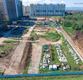 Ход строительства дома 5 в ЖК Аллея Парк -