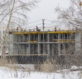 Ход строительства дома 1 в ЖК Сибирский Сад -