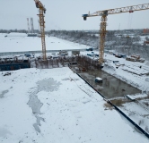 Ход строительства дома 1.1 в ЖБотаника -