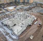 Ход строительства дома 3.2.1 в ЖК Остров на Норильской -