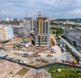 Ход строительства дома 1,2 в ЖК Лето на Титова -