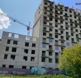 Ход строительства дома 1 в ЖК Гагарин Парк -