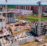 Ход строительства дома 33 в ЖК Новое Колпино -