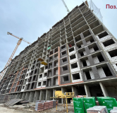 Ход строительства дома Позиция 5.1 в ЖК Октябрь парк -
