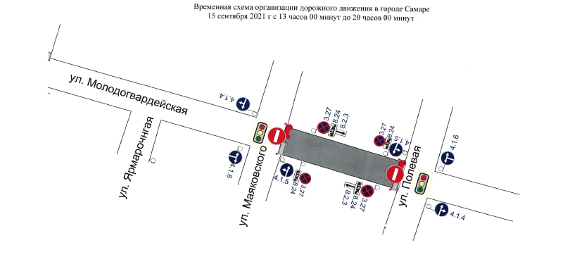 В Самаре 15 сентября ограничат движение транспорта из-за открытия Дворца спорта