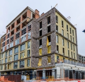 Ход строительства дома 110 в ЖК Кастура Таун -