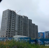 Ход строительства дома 75 в ЖК Радужные дворы -