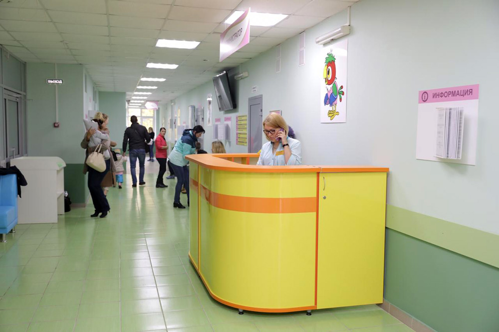 Ремонт детской поликлиники больницы № 39 Нижнего Новгорода близится к финалу