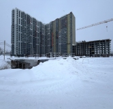 Ход строительства дома 309а, корпус 1 (секция 5, 5 этап) в ЖК Мир -