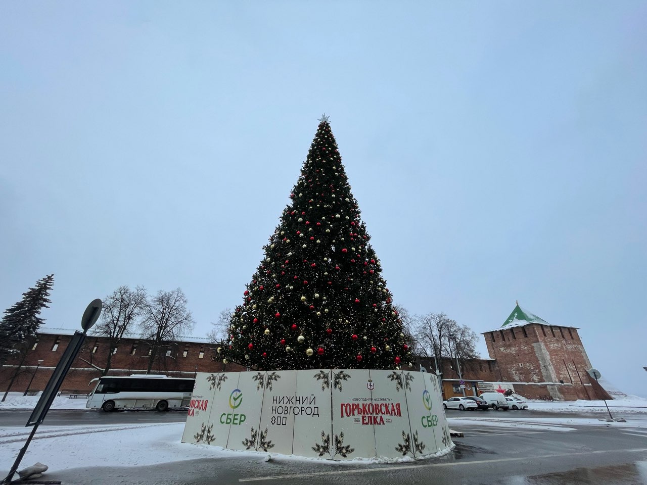 Новогоднюю елку в центре Нижнего Новгорода установят за 3,6 млн рублей в  ноябре 2022