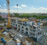 Ход строительства дома 1.2 (19Б) в ЖК Меридиан -