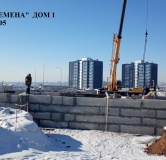 Ход строительства дома № 1-В2/2 в ЖК Перемена (А-34) (Смышляевка) -