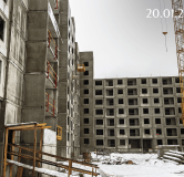 Ход строительства дома Позиция 15 в ЖК Бабяково -